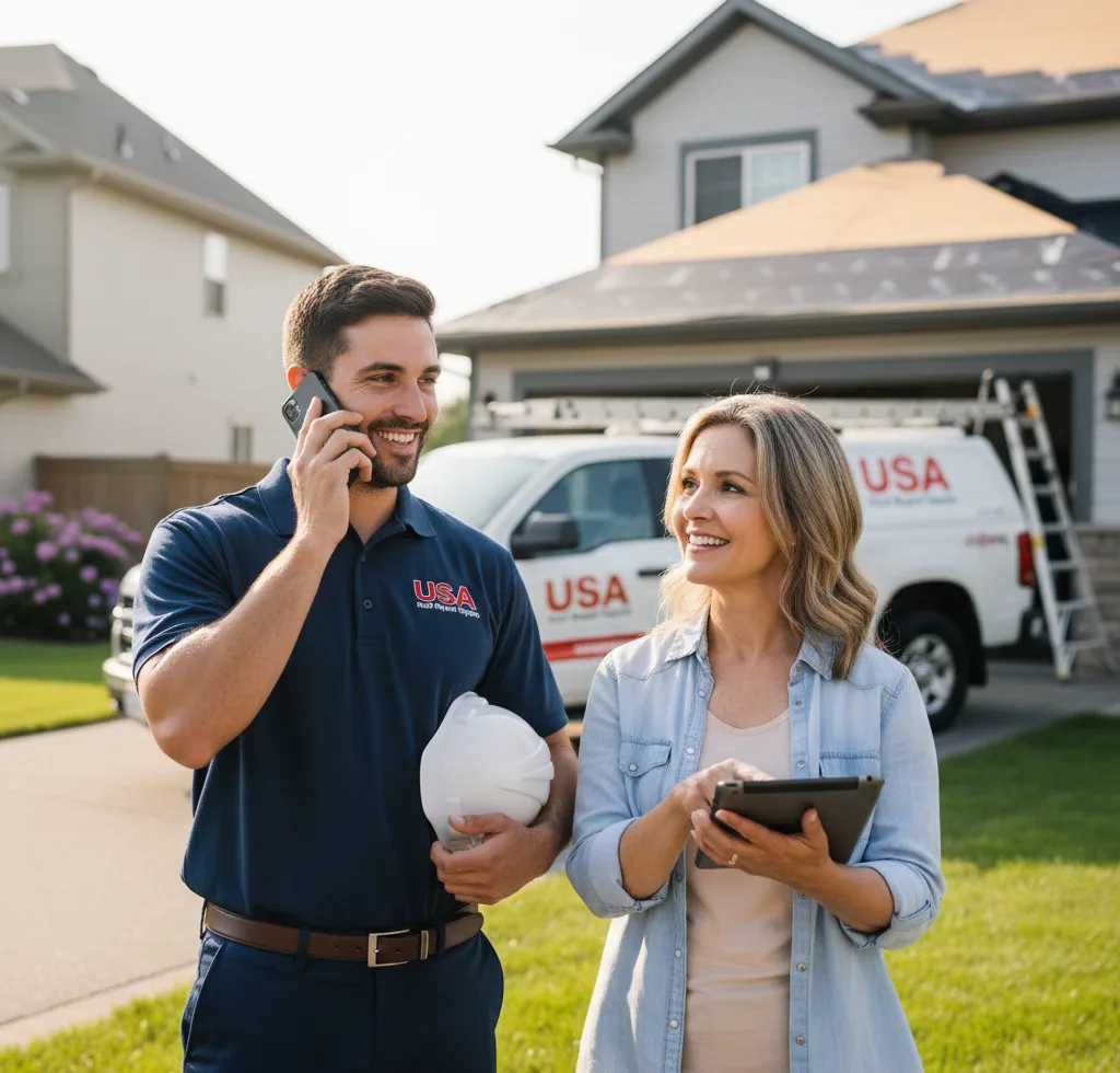 USA Roof Repair Experts customer support in Hughesville